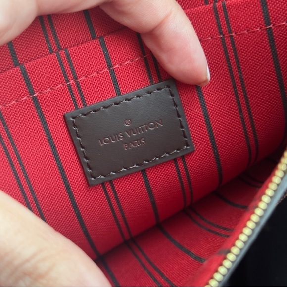 NWOT Authentic Louis Vuitton Authentic Damier Ebene Pouch Wristlet Wallet - Picture 6 of 12